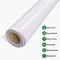 White Iron on Vinyl Roll - 12" x 25ft Heat Transfer Vinyl, Clothing Heavy Duty White HTV Vinyl, Easy Cutting & Weeding